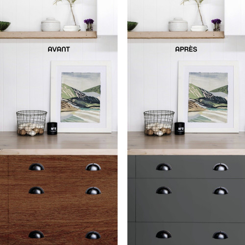 Peinture pour meuble Relook Maison Deco gris Béton satiné 0.2L - MAISON DECO