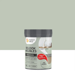 Peinture Relook meuble MAISON DECO vert celadon satine 200 ml - MAISON DECO