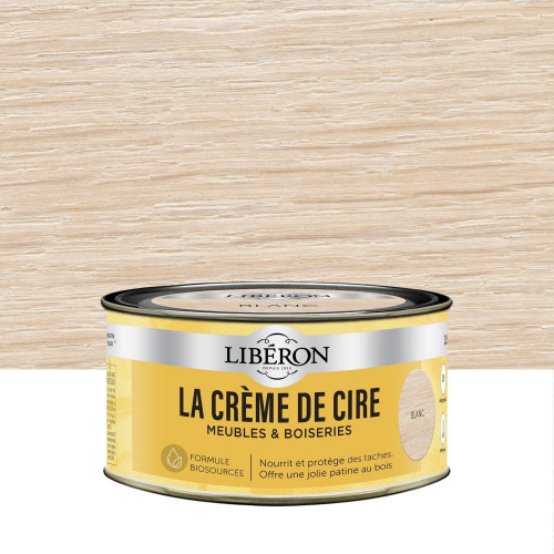 Cire LIBERON, blanc satiné, 0.5l - LIBERON