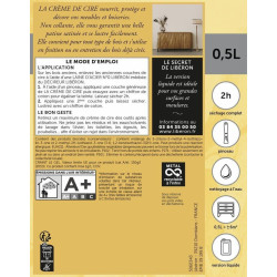 Cire LIBERON, blanc satiné, 0.5l - LIBERON