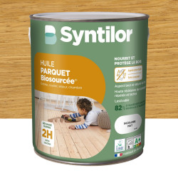 Huile parquet Nature protect SYNTILOR incolore mat 2.5 l de marque SYNTILOR, référence: B9240600