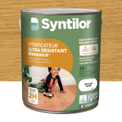 Vitrificateur parquet Nature protect SYNTILOR, incolore satiné 2.5 l - SYNTILOR