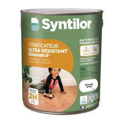 Vitrificateur parquet Nature protect SYNTILOR, incolore satiné 2.5 l - SYNTILOR