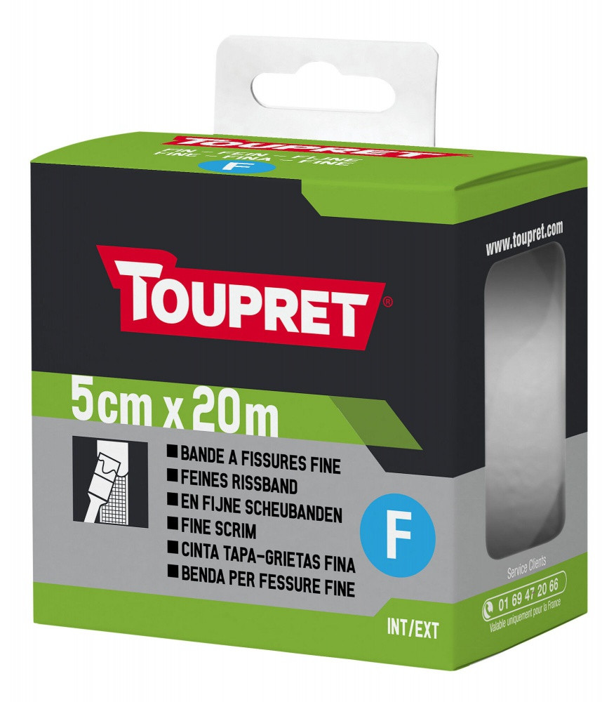 TOUPRET Bande à fissures fine 5cmx20m - vue 2