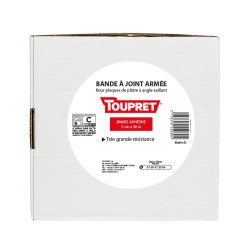 Bande a joint arme TOUPRET, L.12.5 m x l.50 mm - Toupret