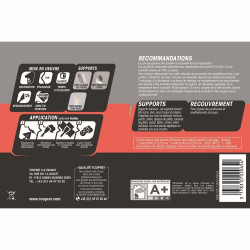 Enduit de rebouchage en pate Elastique TOUPRET 1 kg - Toupret