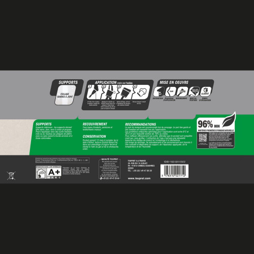 Enduit pour bande à joint en pâte TOUPRET 15kg+2kg gratuit - Toupret