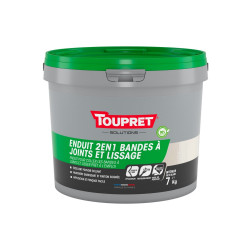 Enduit pour bande a joint en pate TOUPRET 7 kg de marque Toupret, référence: B9242500