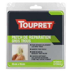 Patch de reparation gros trous Toupret 10 cm x 10 cm de marque Toupret, référence: B9242700