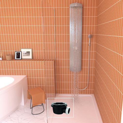 Bonde de douche extra plate sans capot - VALENTIN