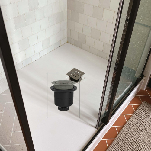 Bonde douche verticale sans capot - VALENTIN