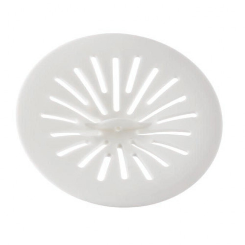 Filtre universel silicone éco-responsable blanc, Ø 110mm - WIRQUIN