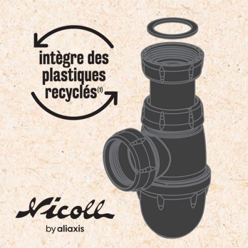 Siphon d'évier réglable - NICOLL