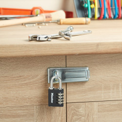 Cadenas à combinaison / à clé MASTER LOCK zinc, l.40 mm - MASTER LOCK