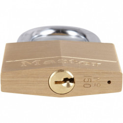 Master Lock 140Eursix Lot De 6 Cadenas À Clé En Laiton, Doré, 6 X 4 X 1,3 Cm - MASTER LOCK