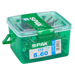 Lot De 175 Vis Inox Tête Fraisée Torx Spax, Diam.5 Mm X L.60 Mm de marque SPAX, référence: B9252700