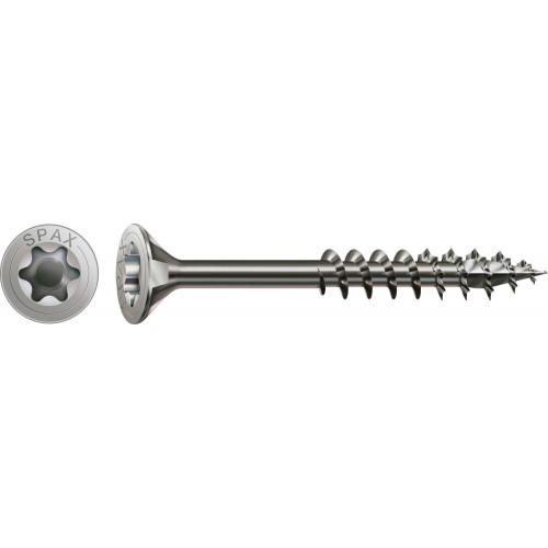 Lot De 175 Vis Inox Tête Fraisée Torx Spax, Diam.5 Mm X L.60 Mm - SPAX
