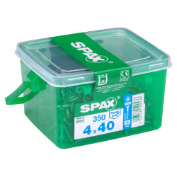Lot De 350 Vis Inox Tête Fraisée Torx Spax, Diam.4 Mm X L.40 Mm de marque SPAX, référence: B9252900