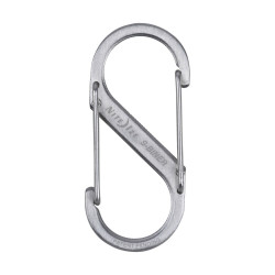 Mousqueton double entrée inox argenté 5cm 4,5kg nite ize - Sans marque