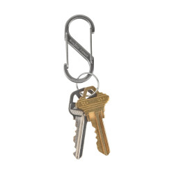 Mousqueton double entrée inox argenté 5cm 4,5kg nite ize - Sans marque