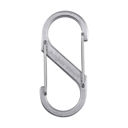 Mousqueton double entrée inox argenté 7cm 11kg nite ize - NITE IZE