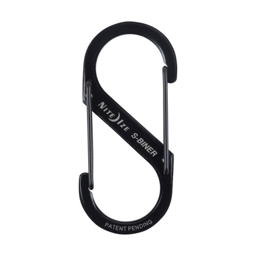 Mousqueton double entrée inox noir 7cm 11kg nite ize - NITE IZE