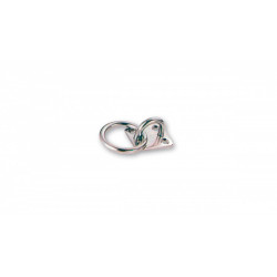 Platine avec anneau en inox, diam 5mm de marque Sans marque, référence: B9254300