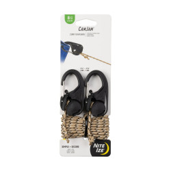 Tendeur en plastique noir pour ficelle de 2 à 5mm nite ize lot de 2 de marque NITE IZE, référence: B9254600