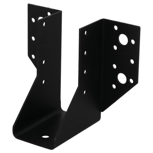 Sabot de charpente universel acier zingue noir Magnodur 45x107x78x35, SUKI - SUKI