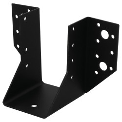 Sabot de charpente universel acier zingue noir Magnodur 60x100x70x35, SUKI - SUKI