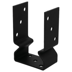 Sabot de charpente universel acier zingue noir Magnodur 91x150x60, SUKI - SUKI