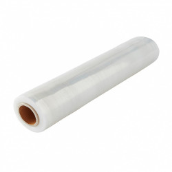 Film étirable transparent 100% recyclé 0.45X300M de marque PACK AND MOVE, référence: B9255100