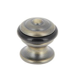 Butée de porte à fixer au sol CHRISLIGNE alu patiné doré, L.3 x H.3 x l.3 cm de marque CHRISLIGNE, référence: B9256000