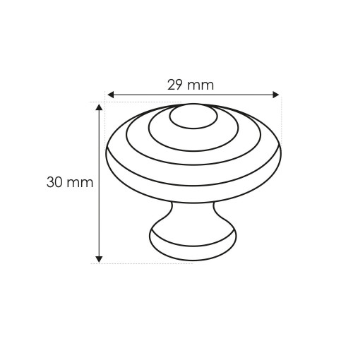 Butée de porte à fixer au sol CHRISLIGNE alu patiné doré, L.3 x H.3 x l.3 cm - CHRISLIGNE