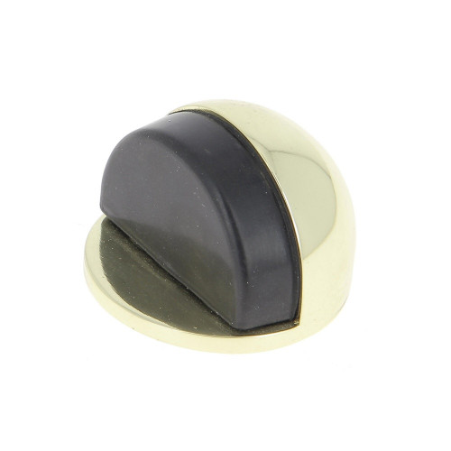 Butée de porte à fixer au sol CHRISLIGNE alu poli doré, L.4 x H.3 x l.4 cm - CHRISLIGNE