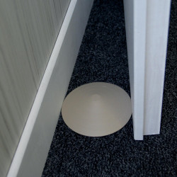 Cale porte amovible CHRISLIGNE caoutchouc beige L. 11.8 x H. 2.7 x l. 11.8 cm - LINEA BERTOMANI