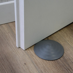 Cale porte amovible CHRISLIGNE caoutchouc gris L.11.8 x H.2.7 x l.11.8 cm - LINEA BERTOMANI