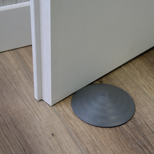 Cale porte amovible CHRISLIGNE caoutchouc gris L.11.8 x H.2.7 x l.11.8 cm - LINEA BERTOMANI