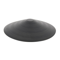 Cale porte amovible CHRISLIGNE caoutchouc mat noir L. 11.8 x H. 2.7 x l. 11.8 cm de marque LINEA BERTOMANI, référence: B9257600