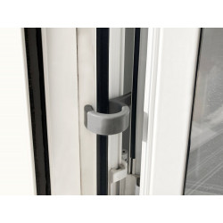 Cale porte amovible REI escargot plastique anthracite 44 x 24 x 90 mm - REI