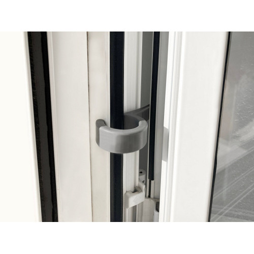 Cale porte amovible REI escargot plastique anthracite 44 x 24 x 90 mm - REI