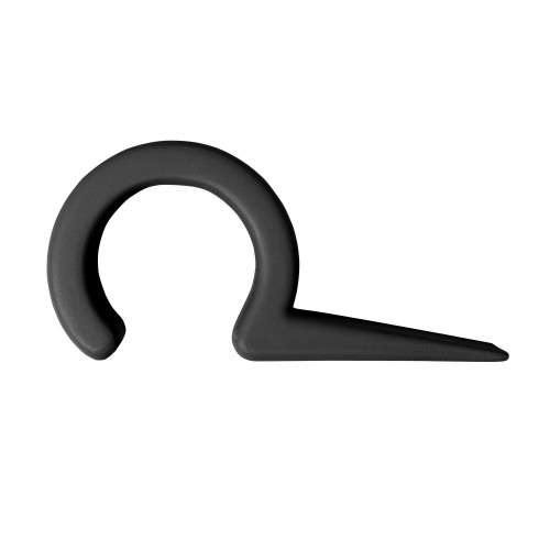 Cale porte amovible REI escargot plastique noir 44 x 24 x 90 mm - REI
