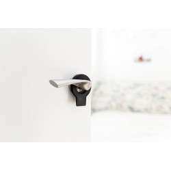 CALE PORTE REI LOCK 63X82X15MM NOIR MAT - REI