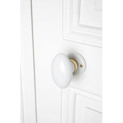 Bouton De Porte Porcelaine Porcelaine De Limoges Laitonné de marque MERIGOUS, référence: B9259600