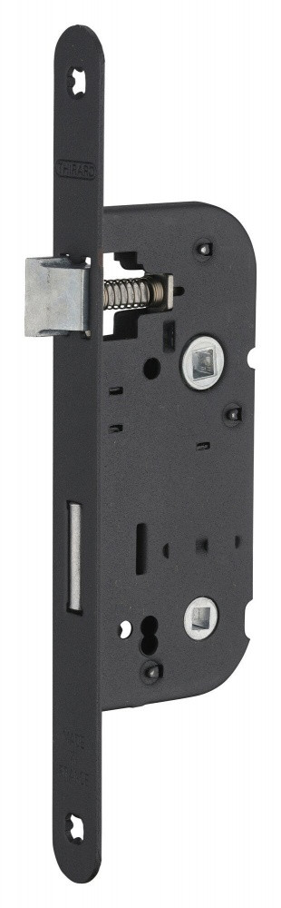 THIRARD Serrure encastrable à condamnation pour porte de salle de bain et toilettes axe 40mm bouts ronds THIRARD