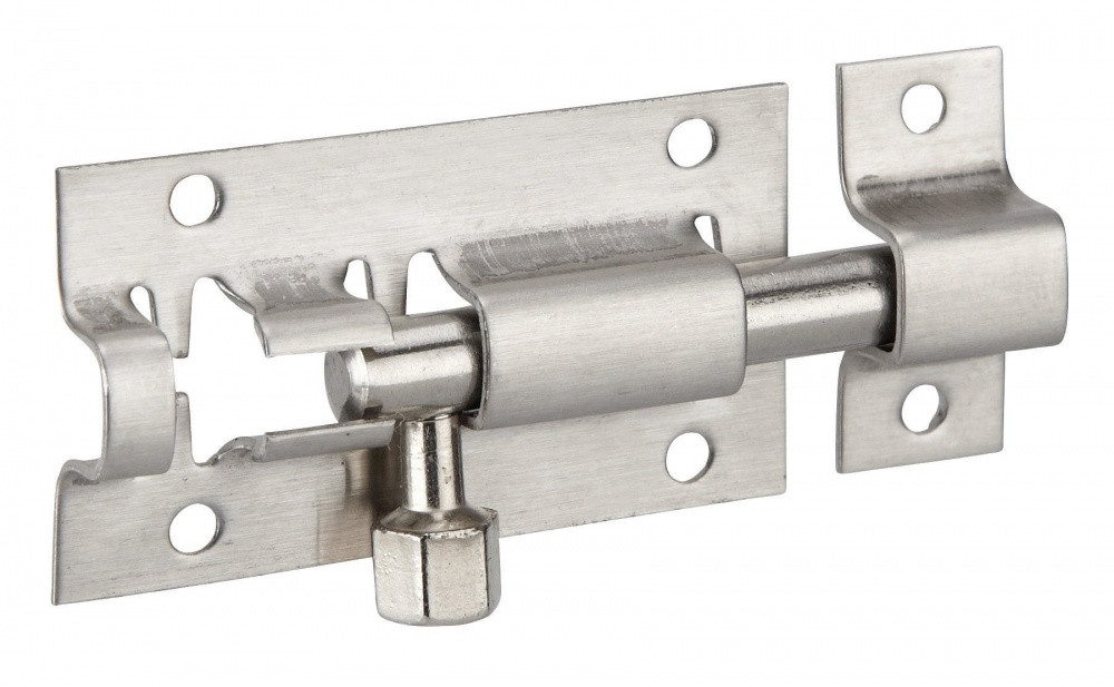 THIRARD Targette inox pêne Ø 6mm 27x50mm THIRARD