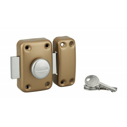 Verrou apache bouton/cylindre, 60 mm, doré de marque THIRARD , référence: B9264500
