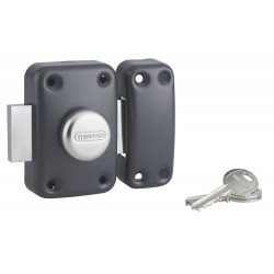Verrou de sécurité apache bout/cylindre 40 mm anthracite de marque THIRARD , référence: B9265500