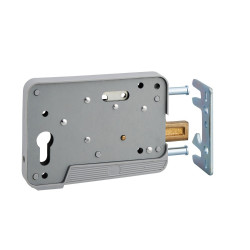 Serrure de garage horizontale sans cylindre pour porte de garage THIRARD de marque Sans marque, référence: B9265800