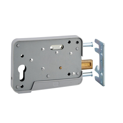 Serrure de garage horizontale sans cylindre pour porte de garage THIRARD - Sans marque